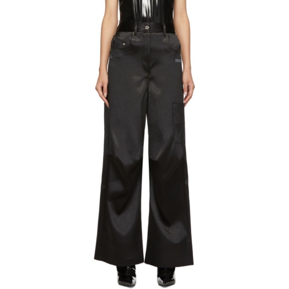 Authentic Off-White Black Duchess Tomboy Trousers